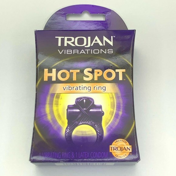 Trojan Vibrations Hot Spot Vibrating Ring With 1 L